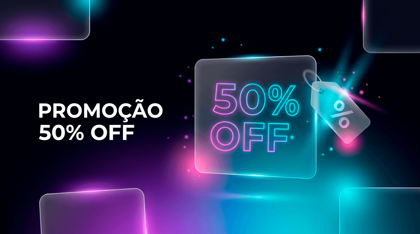 PROMOÇÃO 50% OFF